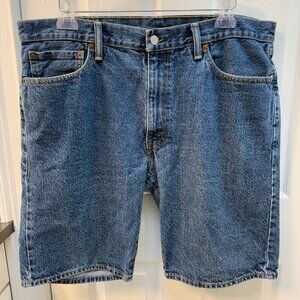 Vintage Levis 505 Regular Fit Denim Shorts Medium Wash Size 38